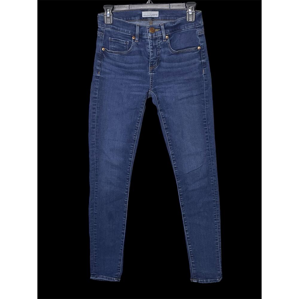 Ann Taylor LOFT Skinny Crop Denim Jeans Women Size 25|0